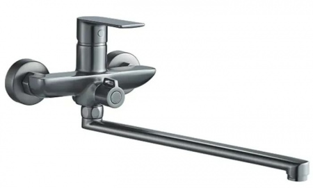 *Смеситель для ванны однорычажный, графит, длинный излив HB22505-3 - КОЛОРЛОН ВТД Новосибирск