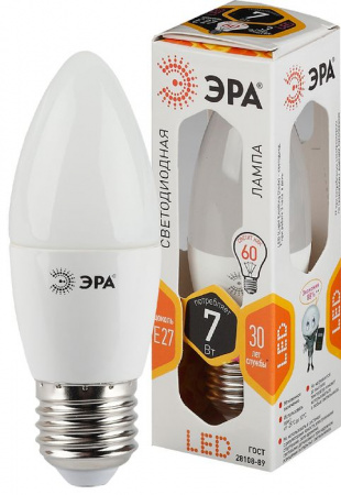7W Led Эра B35-7W-827-E27 Лампа - КОЛОРЛОН ВТД Новосибирск