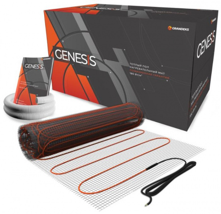 Мат нагревательный Genesis 180 Вт/м2  Genesis-10,0 м2/ 1800Вт - КОЛОРЛОН ВТД Новосибирск