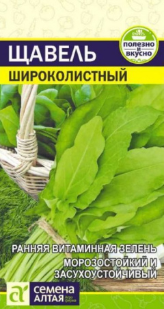 Щавель Широколистный/Сем Алт/бп 0,3 гр. - КОЛОРЛОН ВТД Новосибирск
