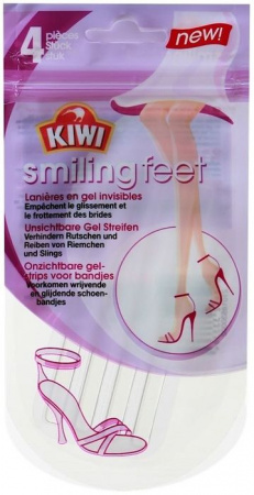 ***Kiwi Smiling feet Полоски гелевые под ремешки,1 пара - КОЛОРЛОН ВТД Новосибирск