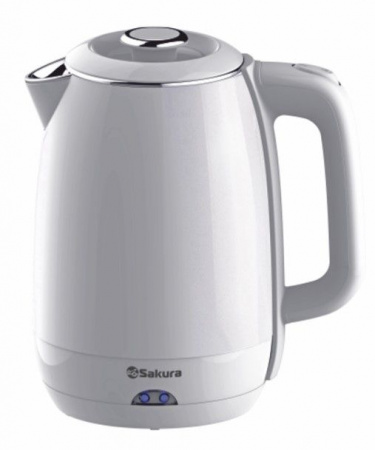 SAKURA Чайник электр SA-2180W (1.8) бел д - КОЛОРЛОН ВТД Новосибирск