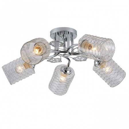 Люстра Escada 1113/5PL E27*40W Chrome - КОЛОРЛОН ВТД Новосибирск