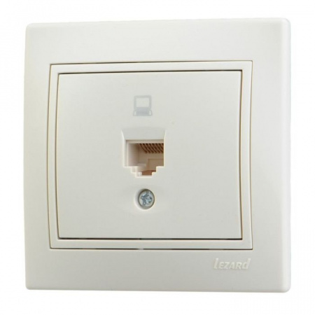 701-0303-139 Mira Розетка ПК Cat5e крем - КОЛОРЛОН ВТД Новосибирск
