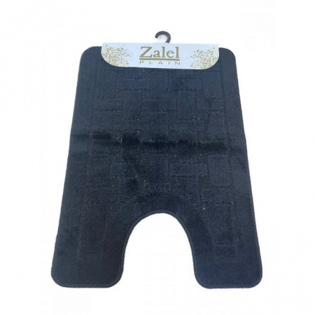 Коврик под унитаз Zalel  B 57*80 BLACK черный - КОЛОРЛОН ВТД Новосибирск