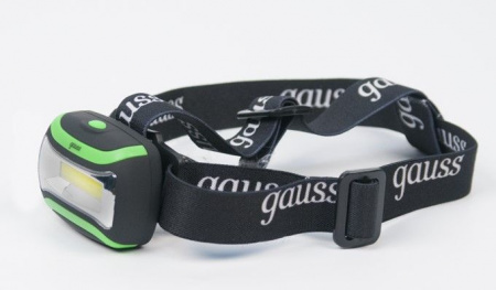 Фонарь налобный Gauss  GFL307 3W 180lm 3xААА LED Ил - КОЛОРЛОН ВТД Новосибирск
