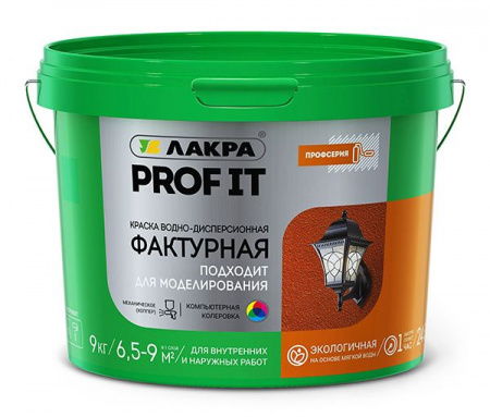 Краска фактурная Лакра PROF IT 18кг - КОЛОРЛОН ВТД Новосибирск
