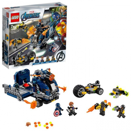 76143Игрушка Супер Герои Мстители: Нападение на грузовик™ - КОЛОРЛОН ВТД Новосибирск