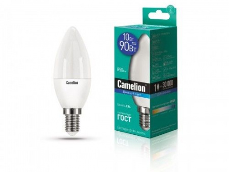 10W Led Camelion C35 10/865/E14 Лампа - КОЛОРЛОН ВТД Новосибирск