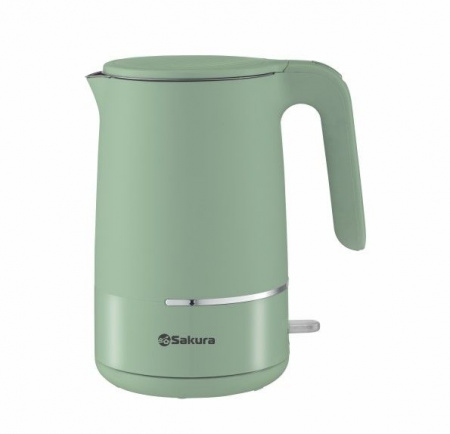 SAKURA Чайник электр SA-2176GR (1.7) фисташковый - КОЛОРЛОН ВТД Новосибирск