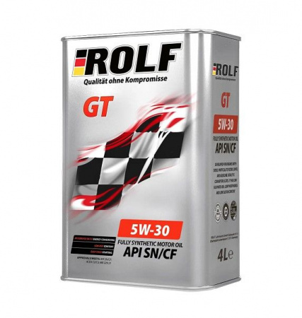 Масло моторное ROLF GT 5W-30, SN/CF 4л синт - КОЛОРЛОН ВТД Новосибирск
