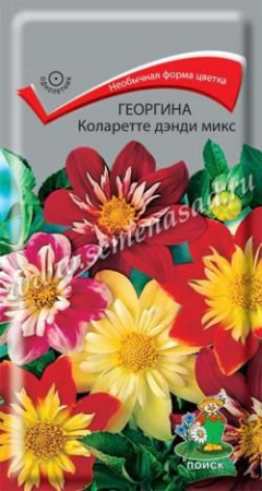 Георгина Коларетте дэнди микс 0.2гр (Поиск) цв - КОЛОРЛОН ВТД Новосибирск