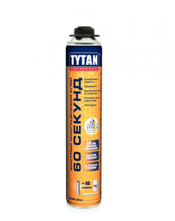 TYTAN Professional 60 СЕКУНД пено-клей многоцелевой пистолетный 750 мл - КОЛОРЛОН ВТД Новосибирск