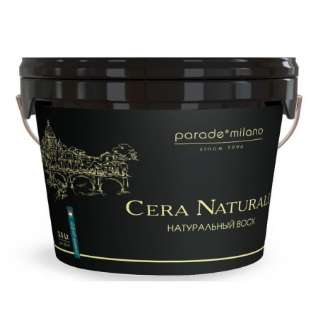 МИЛАНО Декоративное защитное покрытие (воск) PARADE Cera Naturale 2,5л - КОЛОРЛОН ВТД Новосибирск