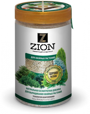 Ионитный субстрат ZION для хвойных, банка 700г - КОЛОРЛОН ВТД Новосибирск