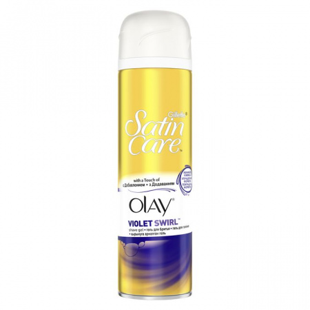 Gillette Satin Care Гель для бритья Olay Violet Swirl 200мл - КОЛОРЛОН ВТД Новосибирск