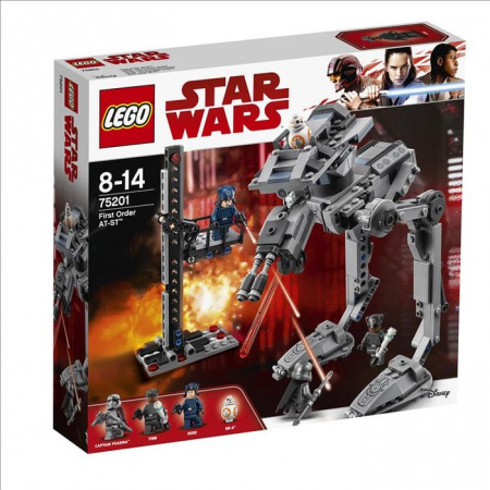 75201Конструктор LEGO STAR WARS Вездеход AT-ST Первого Ордена - КОЛОРЛОН ВТД Новосибирск