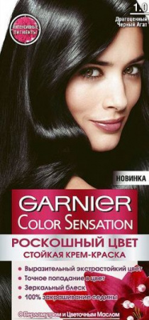 Garnier Color sensation краска 1.0 драг.чёр.агат - КОЛОРЛОН ВТД Новосибирск
