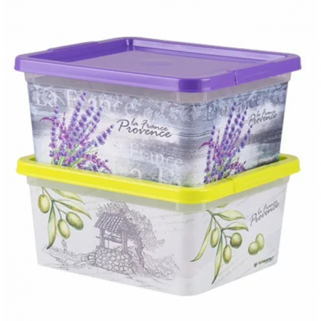 Коробка для мелочей "Прованс" 1,9л (20) С51007 - КОЛОРЛОН ВТД Новосибирск