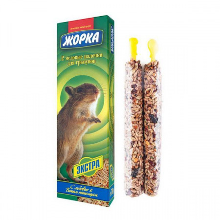 ЖОРКА палочки д/грызунов Экстра (2шт) - КОЛОРЛОН ВТД Новосибирск
