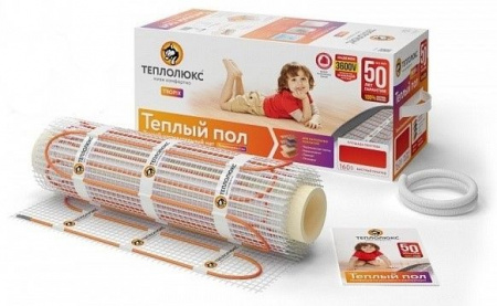 Мат нагревательный "Теплолюкс" Tropix МНН 160 Вт/1,0 кв.м - КОЛОРЛОН ВТД Новосибирск