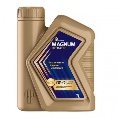 Масло моторное Rosneft Magnum Ultratec 5W40 синт  1л - КОЛОРЛОН ВТД Новосибирск