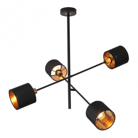 ***Люстра Escada 1109/4P E14*40W Black/Gold - КОЛОРЛОН ВТД Новосибирск