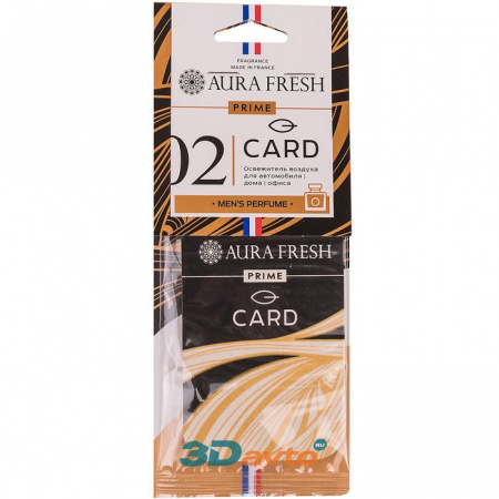 Ароматизатор AURA FRESH PRIME CARD №2 CALVIN KLEIN-CK ONE - КОЛОРЛОН ВТД Новосибирск
