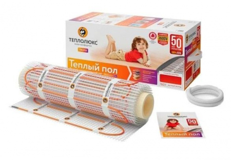 Мат нагревательный "Теплолюкс" Tropix МНН 480 Вт/3,0 кв.м - КОЛОРЛОН ВТД Новосибирск