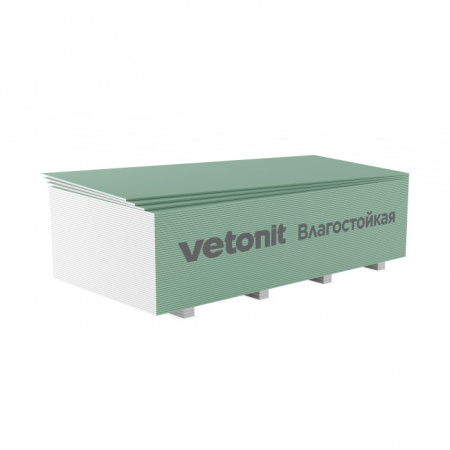 *VETONIT Влагостойкий гипсовая плита 2000x900x12.5мм (1,8 м²) - КОЛОРЛОН ВТД Новосибирск