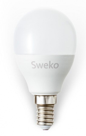 15W лампа SWEKO 42 серия 42LED-G45-15W-230-6500K-E14 - КОЛОРЛОН ВТД Новосибирск