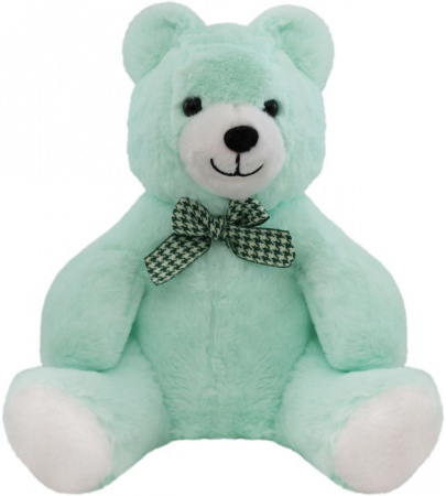 DT230573 Игрушка мягкая Медведь с бантом Размер: 24х24х27см Цвет: бирюзовый ТамТам - КОЛОРЛОН ВТД Новосибирск