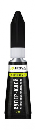Ultima супер-клей 3 гр., мультикарта 12х3г (1кор - 48 мультикарт) - КОЛОРЛОН ВТД Новосибирск