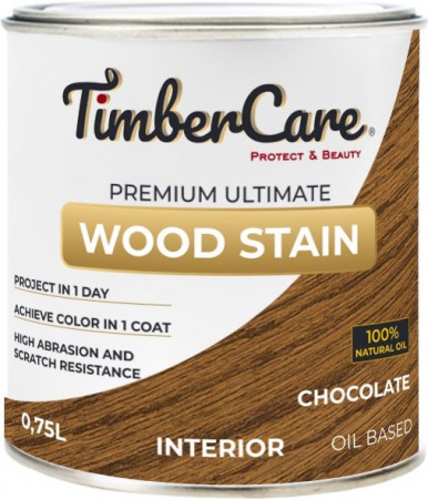 Масло TimberCare WS 350026 (цвет: Шоколад/ Chocolate), банка 0,75л - КОЛОРЛОН ВТД Новосибирск