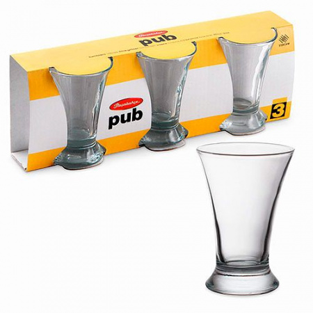 42194-3 F&D  PUB (1117857)н-р 3 стопки д/водки 60сl - КОЛОРЛОН ВТД Новосибирск