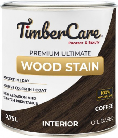 Масло TimberCare WS 350020 (цвет: Кофе/ Coffee), банка 0,75л - КОЛОРЛОН ВТД Новосибирск