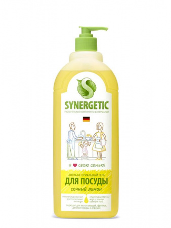 SYNERGETIC 1000 д/посуды Лимон (дозатор) - КОЛОРЛОН ВТД Новосибирск