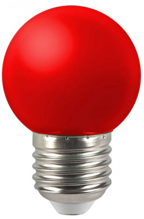 5W Лампа GLDEN-G45PB-5-230-E27 RED - КОЛОРЛОН ВТД Новосибирск