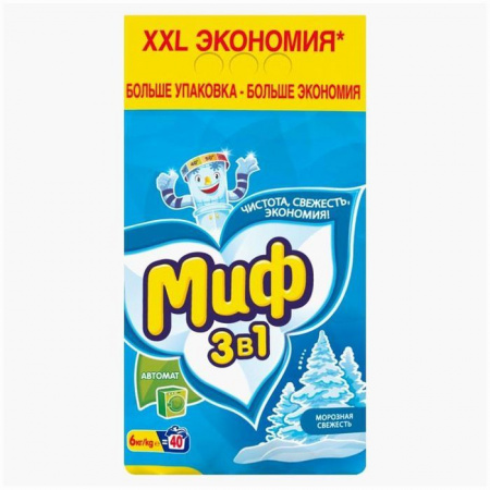 МИФ 6кг Морозная свежесть Авт СМС порошк. - КОЛОРЛОН ВТД Новосибирск