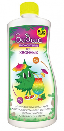 БИОкоктейль для хвойных ТМ БИОША, 1л - КОЛОРЛОН ВТД Новосибирск