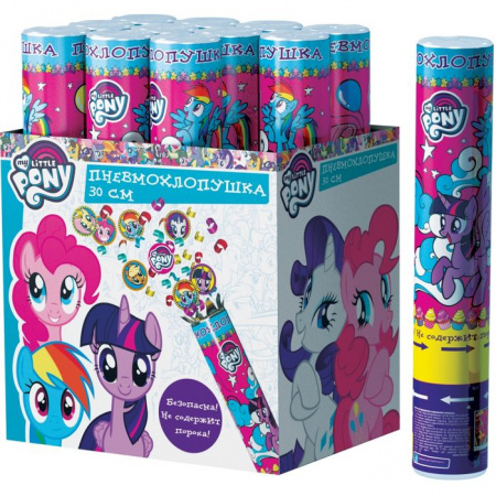 33135Хлопушка"My Little Pony"30см (конфетти с героями) - КОЛОРЛОН ВТД Новосибирск