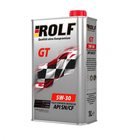 Масло моторное ROLF GT 5W-30, SN/CF 1л синт - КОЛОРЛОН ВТД Новосибирск