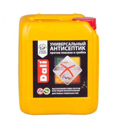 "DALI" универсальный антисептик против плесени и грибка (канистра) 5л - КОЛОРЛОН ВТД Новосибирск