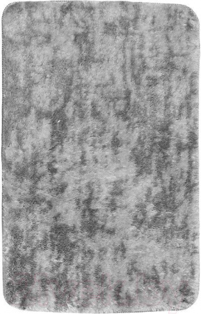 Коврик для ванной комнаты  60*100 см, полиэстер, SOLID SMOKEY - КОЛОРЛОН ВТД Новосибирск