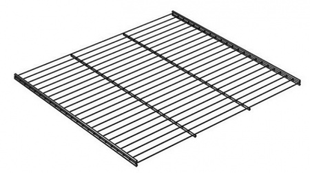 Полка сетчатая ПРАКТИК Home GSh 45х50 графит  14x450x494 мм - КОЛОРЛОН ВТД Новосибирск