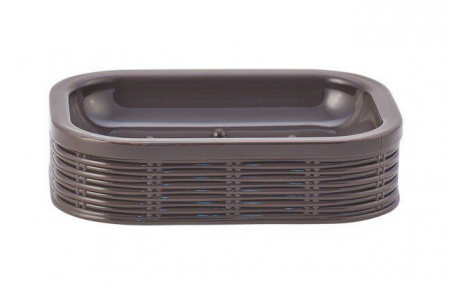 SWP-0690CH-D Мыльница ROTANG шоколад, пластик SWP-0690CH-D - КОЛОРЛОН ВТД Новосибирск
