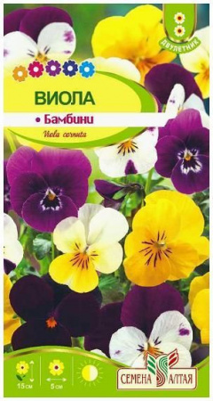 Цветы Виола Бамбини/Сем Алт/цп 0,1 гр. - КОЛОРЛОН ВТД Новосибирск
