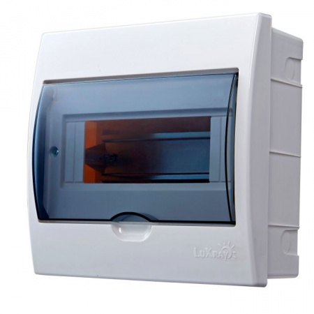 Luxray Бокс встраиваемый  1х8М прозрачная дверь IP40 731-1000-008 - КОЛОРЛОН ВТД Новосибирск