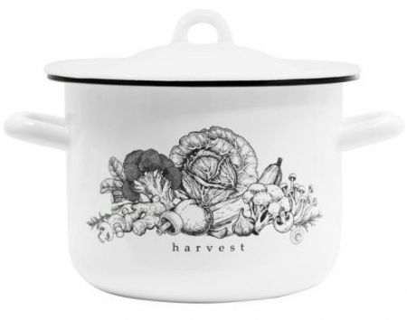 Кастрюля 4,5л цил. "Harvest" Р-1615Бч/4Бл (4) - КОЛОРЛОН ВТД Новосибирск