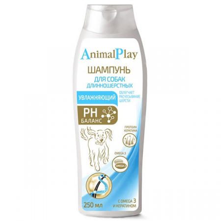 Animal Play Шампунь для длинношерстных собак 250мл - КОЛОРЛОН ВТД Новосибирск